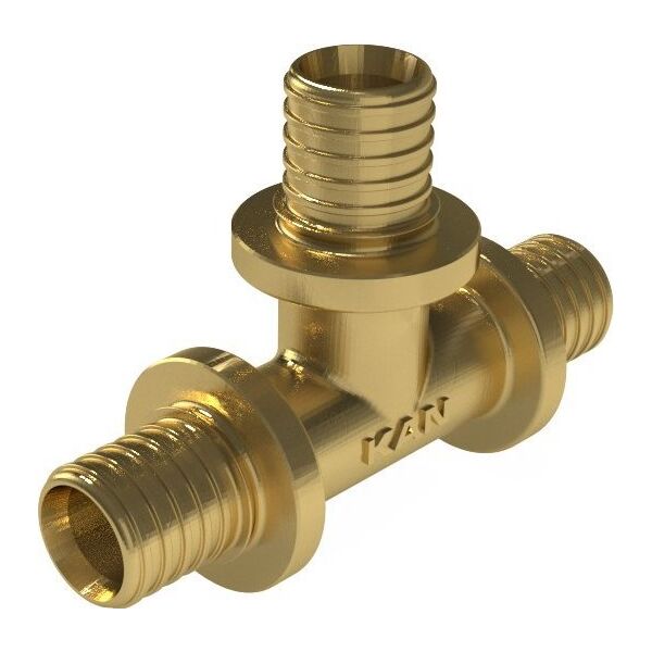 KAN-therm Trójnik mosiężny UltraLine-16