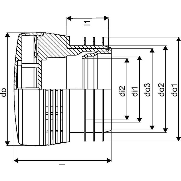 Uponor Napowietrzacz HypAIR 70-110 do rur kanalizacji wewnętrznej DN 70, 75, 90, 100, 110mm, kolor biały