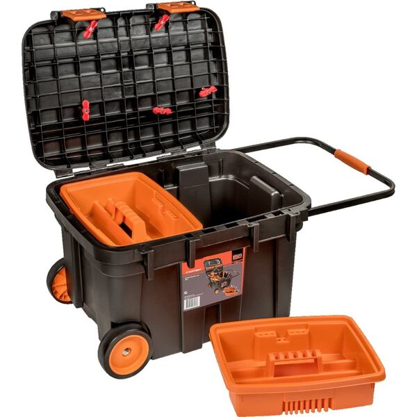 Bahco Bahco Plastikinė įrankių dėžė ant ratukų PTBW67 675x472x416mm 78L