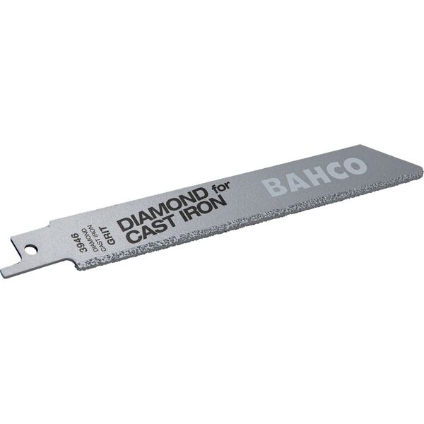 Bahco Bahco Karbidinės tiesinio pjūklo geležtės su deimantiniu grūdėtumu 150mm*1,23mm ketui, plytelėms ir keramikai 2vnt