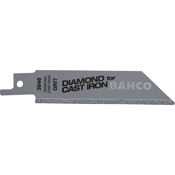 Bahco Bahco Karbidinės tiesinio pjūklo geležtės su deimantiniu grūdėtumu 150mm*1,23mm ketui, plytelėms ir keramikai 2vnt
