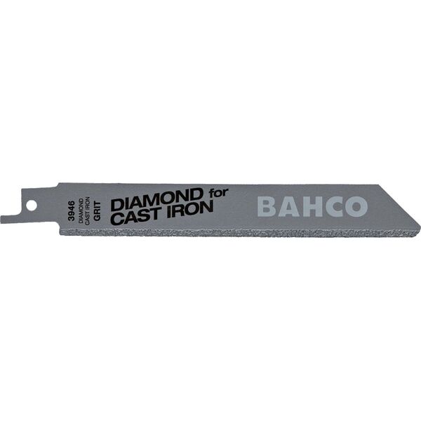 Bahco Bahco Karbidinės tiesinio pjūklo geležtės su deimantiniu grūdėtumu 150mm*1,23mm ketui, plytelėms ir keramikai 2vnt