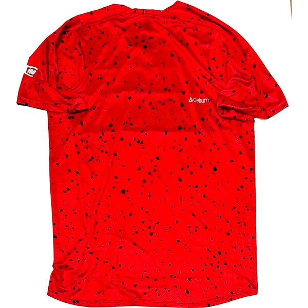 100% Koszulka męska 100% CELIUM LE Jersey krótki rękaw Dark Red roz. M (NEW 2023)