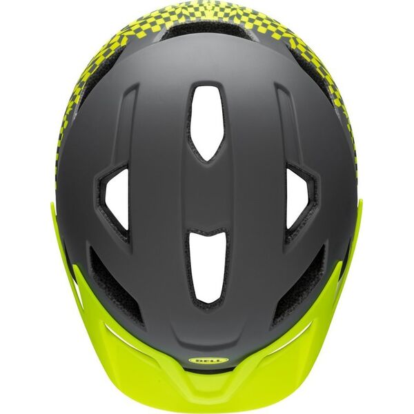 Bell Kask juniorski BELL SIDETRACK Rozmiar kasku: Uniwersalny(50-57 cm), Wybierz kolor: Wavy Checks Matte Retina Sear
