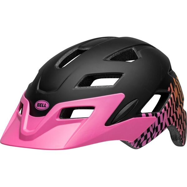 Bell Kask juniorski BELL SIDETRACK Rozmiar kasku: Uniwersalny(50-57 cm), Wybierz kolor: Wavy Checks Matte Black