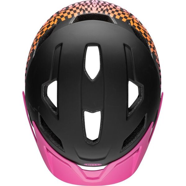 Bell Kask juniorski BELL SIDETRACK Rozmiar kasku: Uniwersalny(50-57 cm), Wybierz kolor: Wavy Checks Matte Black