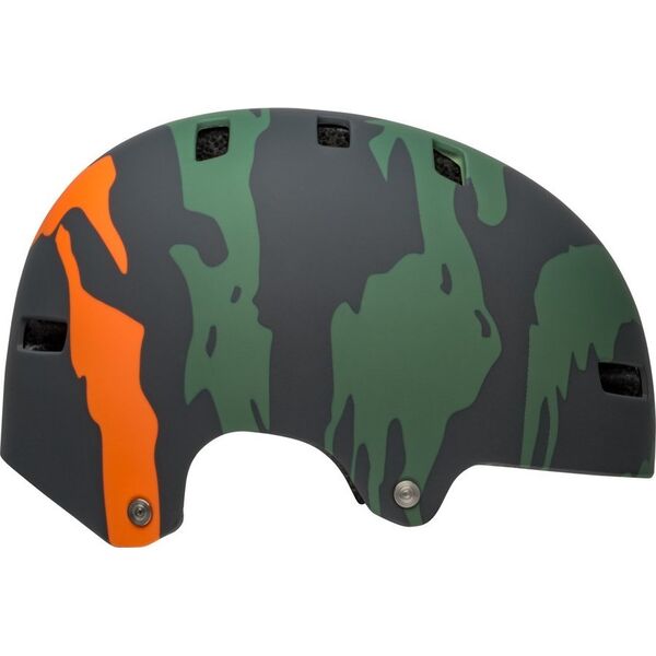 Bell Kask juniorski BELL SPAN Rozmiar kasku: S(51-55 cm), Wybierz kolor: Ravine Matte Green Orange