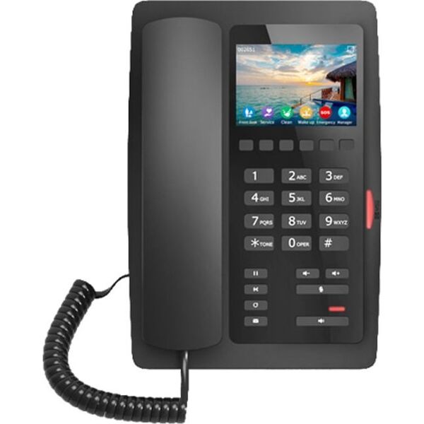 Telefon Fanvil Fanvil H5W telefon VoIP Czarny 2 linii Wi-Fi