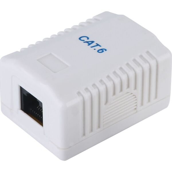 Adapter AV Equip Equip 235213 gniazdko RJ-45 Biały