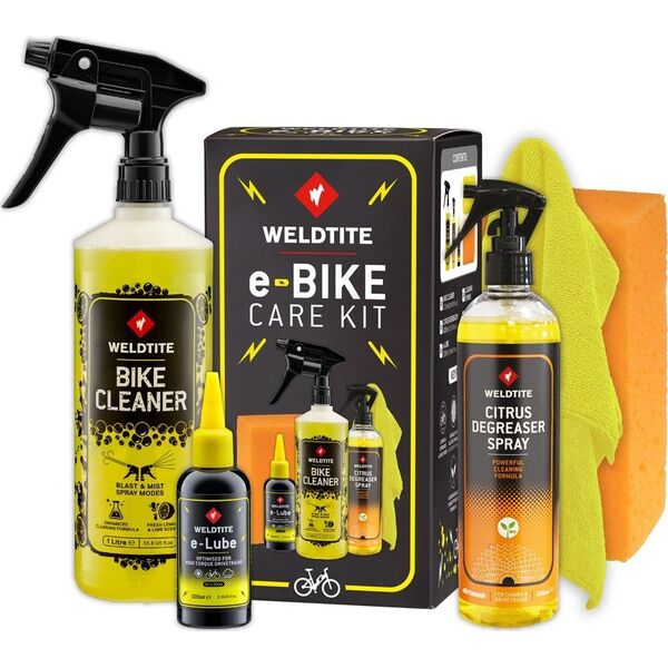 Weldtite Zestaw do pielęgnacji e-rowerów WELDTITE e-Bike Care Kit (NEW)