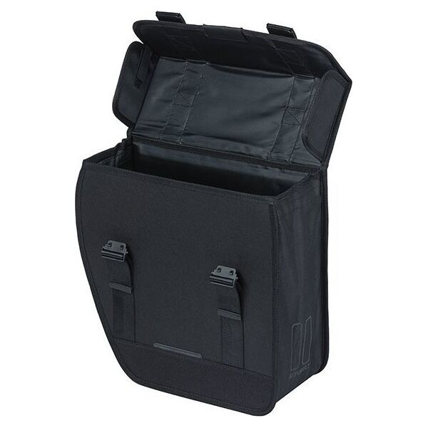 Basil Sakwa miejska pojedyncza BASIL TOUR SINGLE PANNIER BAG LEFT 14L, Hook On System, wodoodporna left black (NEW 2024)