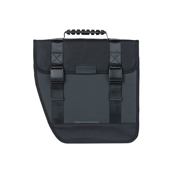 Basil Sakwa miejska pojedyncza BASIL TOUR WATERPROOF SINGLE PANNIER BAG LEFT 14L, Hook On System, wodoodporna left black (NEW 2024)