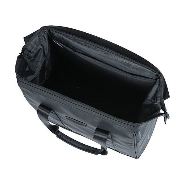 Basil Sakwa miejska pojedyncza BASIL GRAND TARPAULIN BICYCLE SHOPPER 23L, Hook On System, wodoodporna black (NEW 2024)