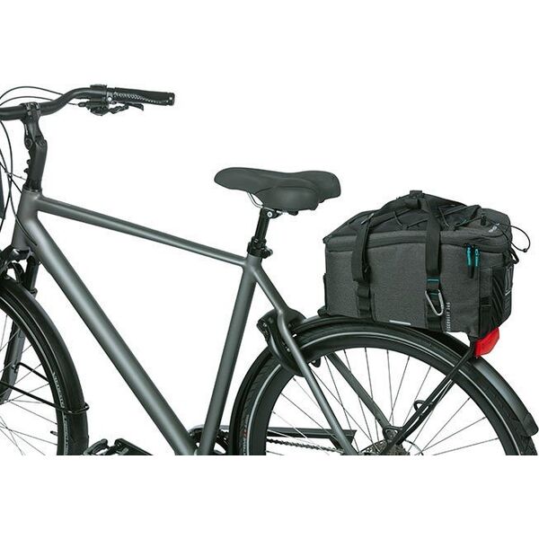 Basil Torba na bagażnik BASIL DISCOVERY 365D TRUNKBAG M 9L, wodoodporna black melee (NEW 2024)