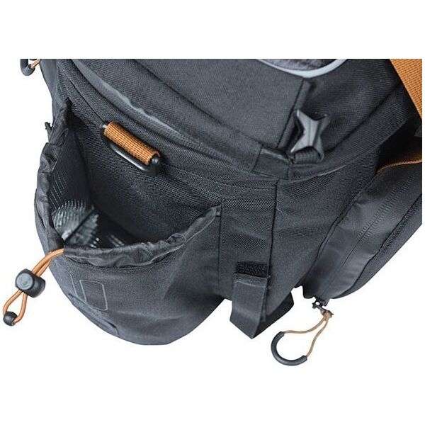 Basil Torba na bagażnik BASIL MILES TARPAULIN TRUNKBAG XL PRO 9-36L, 100% wodoodporna black slate (bez płytki mocującej) (NEW 2024)