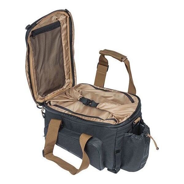 Basil Torba na bagażnik BASIL MILES TARPAULIN TRUNKBAG XL PRO 9-36L, 100% wodoodporna black slate (bez płytki mocującej) (NEW 2024)