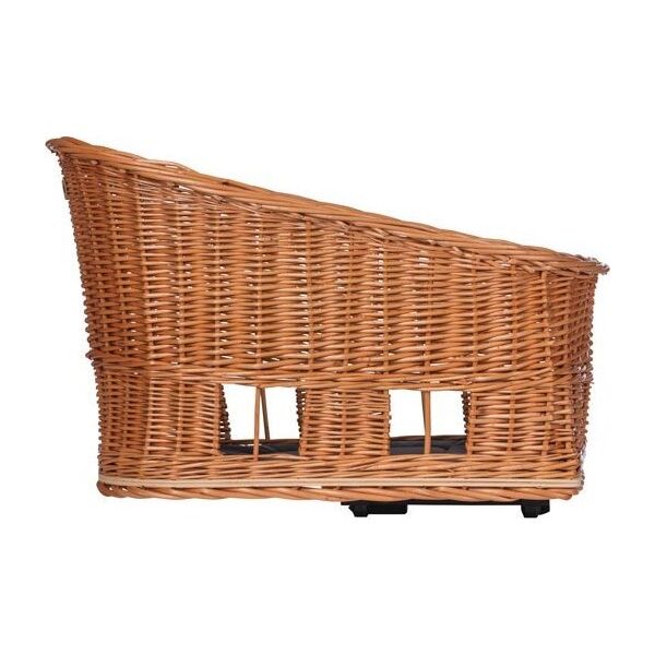 Basil Kosz na tylny bagażnik BASIL PASJA dla zwierząt MIK 45cm, MIK System (ready to go) wiklinowy natural (NEW 2024)