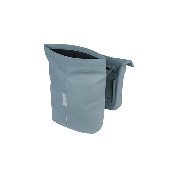 Basil Sakwa miejska podwójna BASIL CITY DOUBLE PANNIER BAG MIK 28-32L, MIK System (ready to go), graphite blue (NEW 2024)