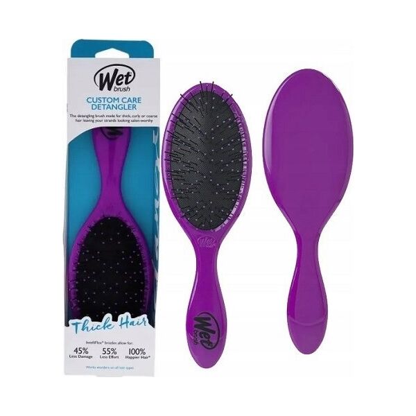 Wet Brush Wet Brush, Custom Care, Detangler, Hair Brush, Purple, Detangle For Women