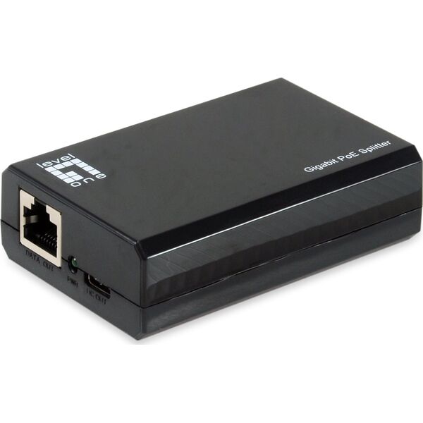 Access Point LevelOne LevelOne POS-5001 rozgałęziacz sieciowy Czarny Obsługa PoE
