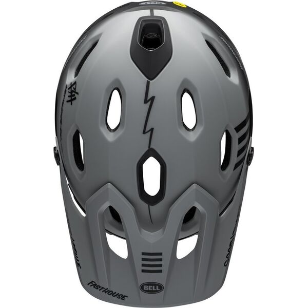 Bell Kask full face BELL SUPER DH Rozmiar kasku: S(52-56cm), Wybierz kolor: Fasthouse Taco Tuesday Matte Gray Black