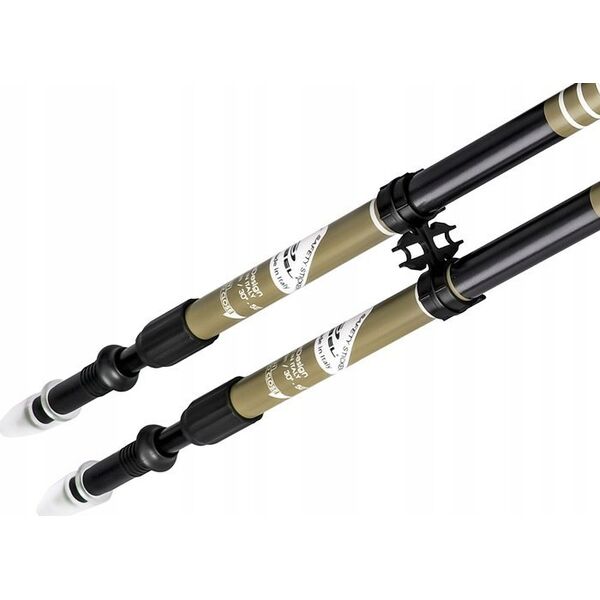 Gabel Gabel Stretch Lite Reguliuojamos šiaurietiškojo ėjimo lazdos, 75-130 cm, smėlio spalva