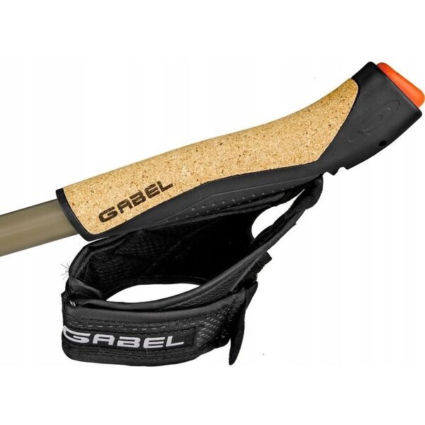 Gabel Gabel Stretch Lite Reguliuojamos šiaurietiškojo ėjimo lazdos, 75-130 cm, smėlio spalva