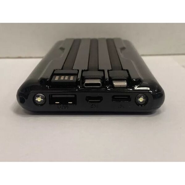Powerbank Deltaco Išorinė baterija DELTACO 10 000 mAh, 2x USB-A, 1x USB-C / PB-C1005