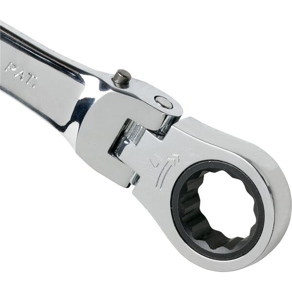 Bahco Klucz płasko-oczkowy z grzechotką uchylną 17 mm BAHCO