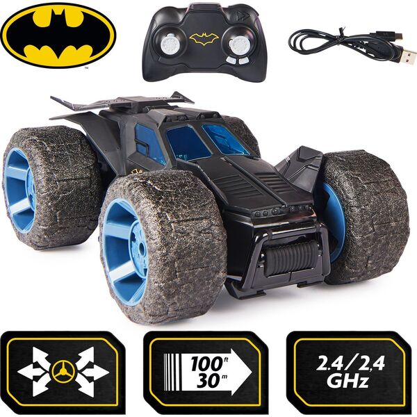 Batman BATMAN nuotolinio valdymo automobilis Stunt Shot Batmobile, 6066871