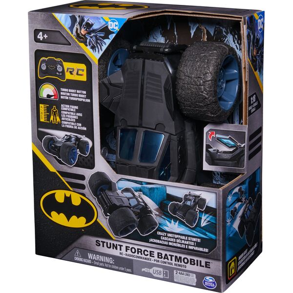 Batman BATMAN nuotolinio valdymo automobilis Stunt Shot Batmobile, 6066871