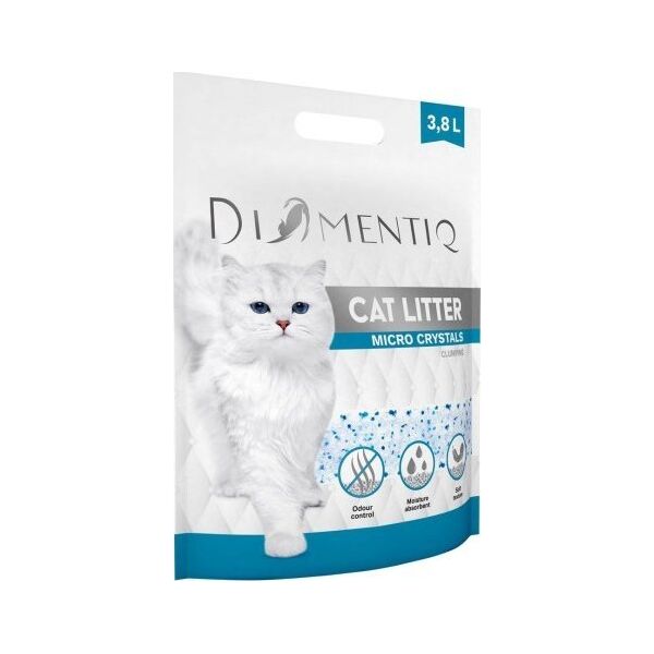 Żwirek dla kota Diamentiq Żwirek Micro Crystals Silikonowy, Zbrylający się dla kota - 3,8 l