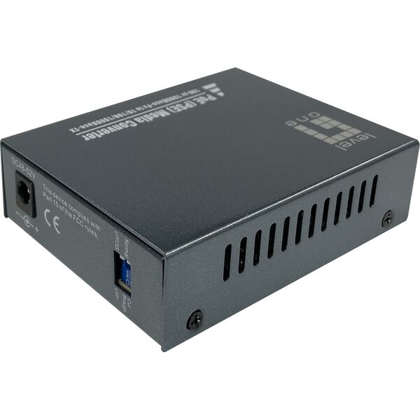 Konwerter światłowodowy LevelOne LevelOne GVT-2014 konwerter sieciowy 1000 Mbit/s 1310 nm Pojedynczy Szary