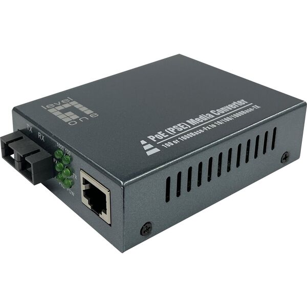 Konwerter światłowodowy LevelOne LevelOne GVT-2014 konwerter sieciowy 1000 Mbit/s 1310 nm Pojedynczy Szary