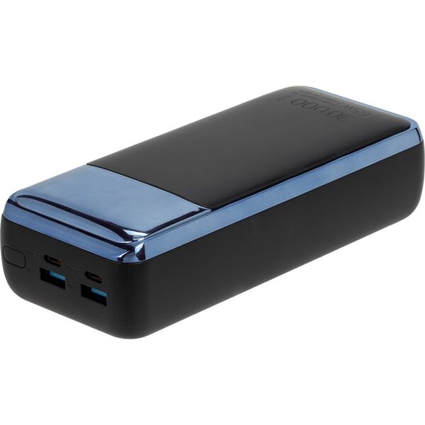 RivaCase RIVACASE Power Bank 30000 mAh QC/PD 65W LCD for Nešiojamas kompiuteris Juodas