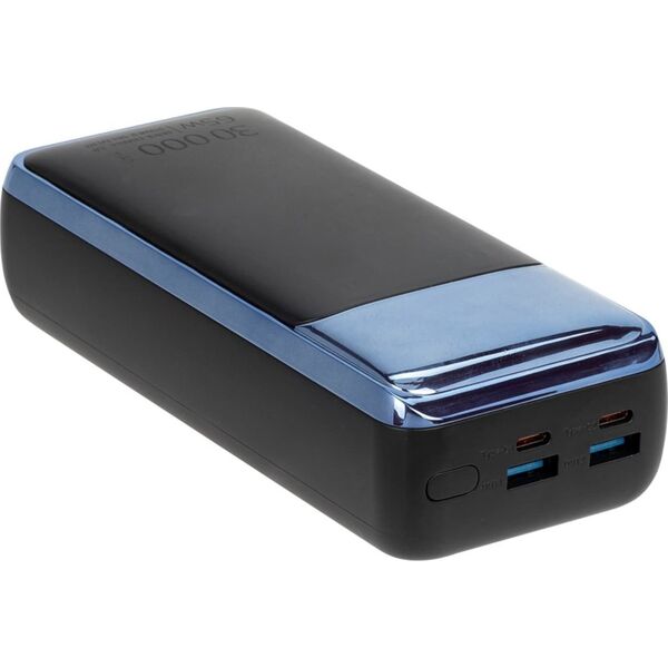RivaCase RIVACASE Power Bank 30000 mAh QC/PD 65W LCD for Nešiojamas kompiuteris Juodas