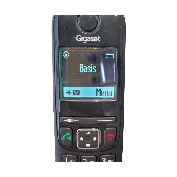Telefon stacjonarny Gigaset Gigaset AS690A Telefon analogowy/DECT Nazwa i identyfikacja dzwoniącego Czarny