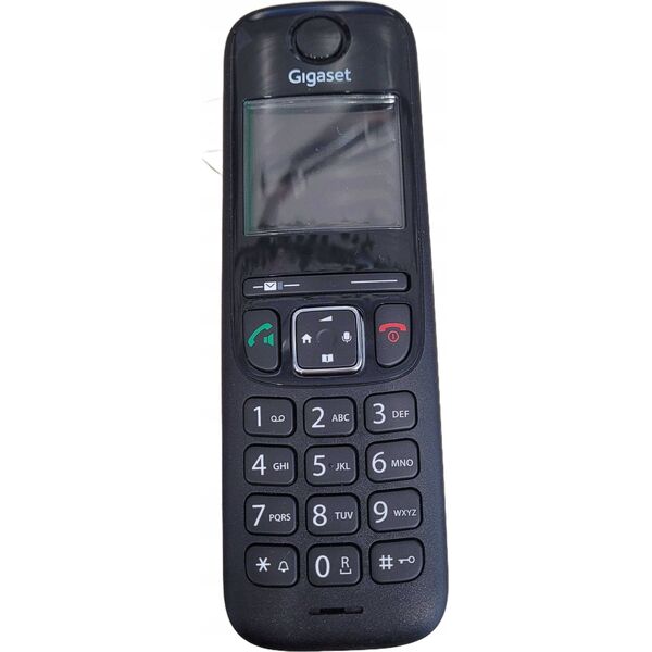 Telefon stacjonarny Gigaset Gigaset AS690A Telefon analogowy/DECT Nazwa i identyfikacja dzwoniącego Czarny