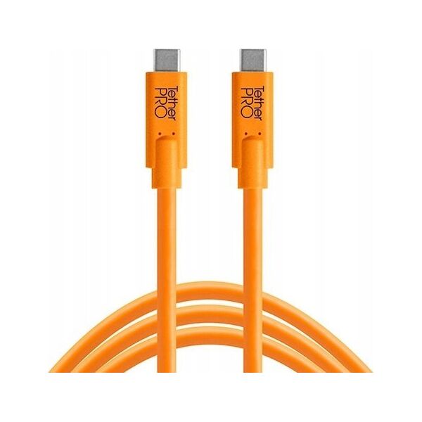 Kabel USB Tether Tools Tether Tools kabelis TetherPro USB-C - USB-C 0,9m, oranžinis