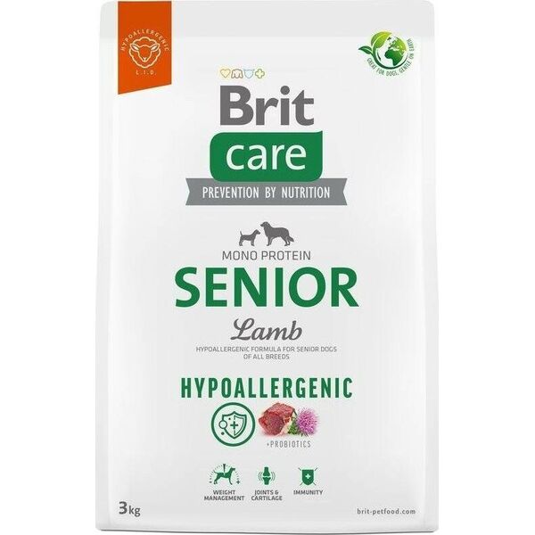 Brit BRIT CARE Dog Senior Lamb&Rice 3kg