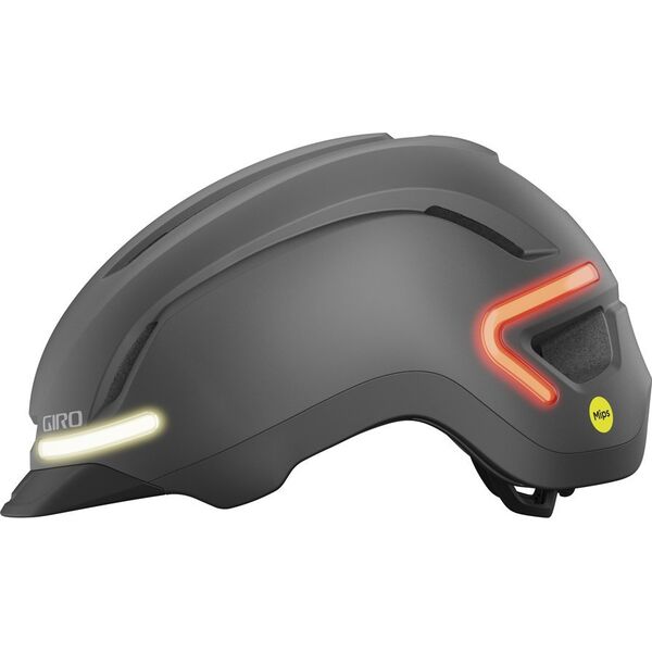 Giro Kask miejski GIRO ETHOS MIPS INTEGRATED LED Rozmiar kasku: S(51-55 cm), Wybierz kolor: Matte Black