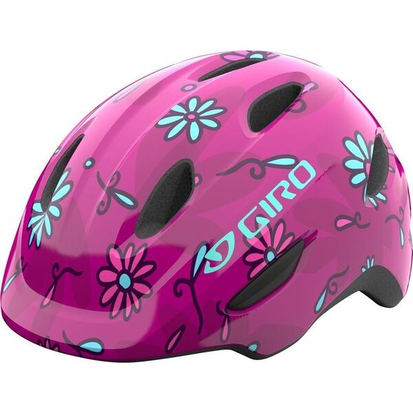 Giro Kask dziecięcy juniorski GIRO SCAMP MIPS Rozmiar kasku: S(49-53 cm), Wybierz kolor: Matte Black Floral