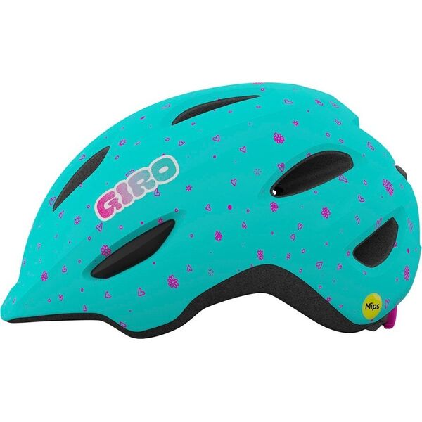 Giro Kask dziecięcy juniorski GIRO SCAMP MIPS Rozmiar kasku: XS(45-49 cm), Wybierz kolor: Matte Pink Purple Fade