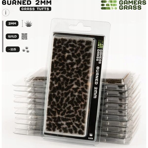 Gamers Grass Gamers Grass: Grass tufts - 2 mm - Burned Tufts (Wild)