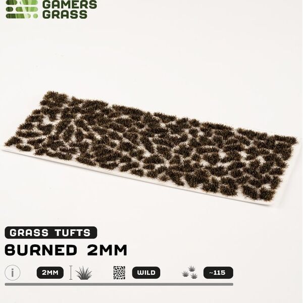 Gamers Grass Gamers Grass: Grass tufts - 2 mm - Burned Tufts (Wild)