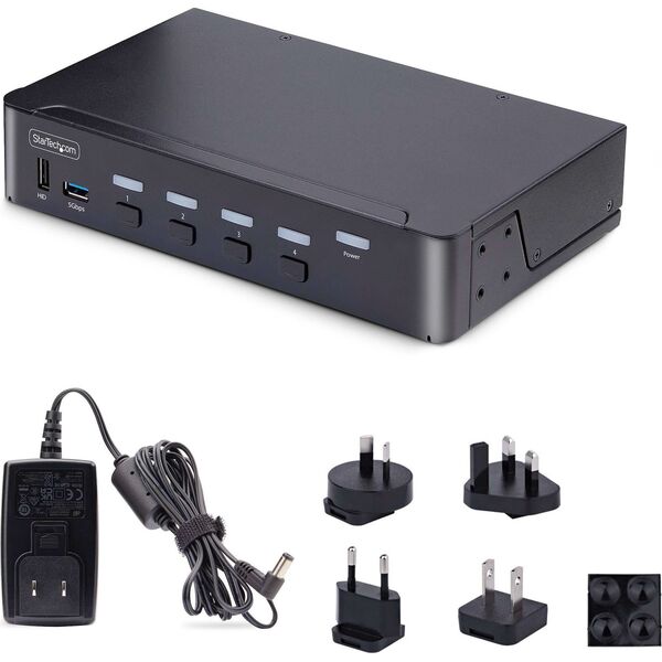 Przełącznik StarTech D86A2-4-PORT-8K-KVM