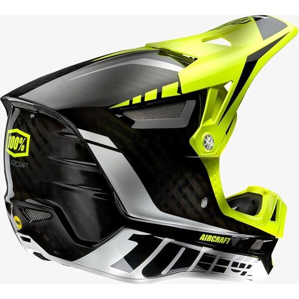 100% Kask full face 100% AIRCRAFT CARBON MIPS Helmet demo roz. S