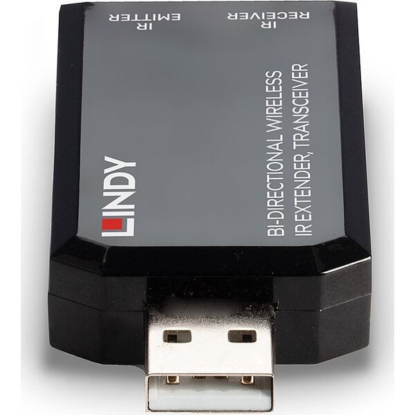 System przekazu sygnału AV Lindy Lindy 38331 przedłużacz AV Nadajnik i transceiver AV Czarny