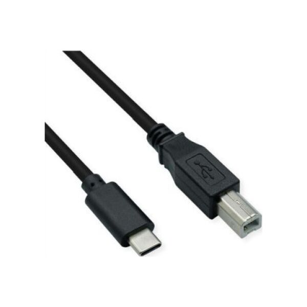 Kabel USB Roline ROLINE USB 2.0 Typ C Kabel C - B ST/ST schwarz 3m