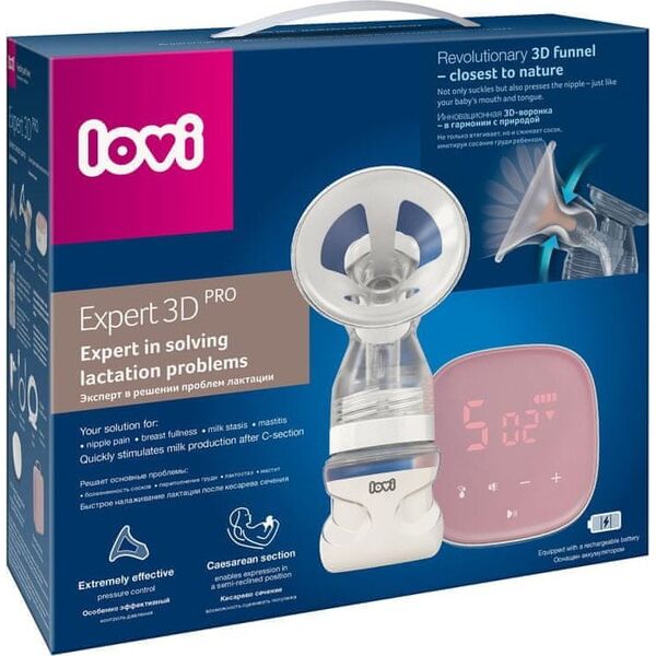 Lovi LOVI dviejų etapų elektrinis pientraukis expert 3D Pro, 50/070exp